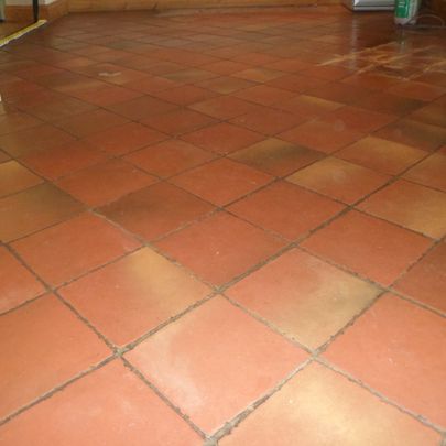 Terracotta Floor Before Work