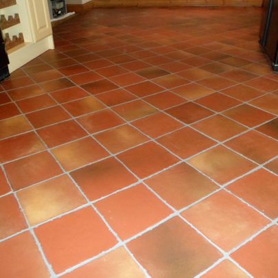 Terracotta Floor Restoration Before
